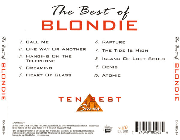 Blondie : The Best Of Blondie (Compilation)