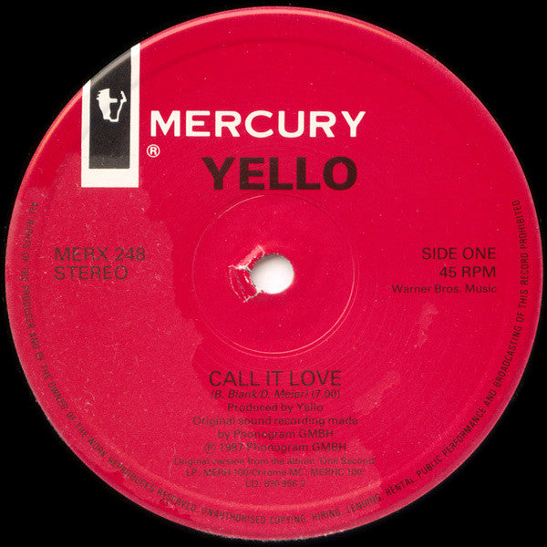Yello : Call It Love (12",45 RPM,Single)