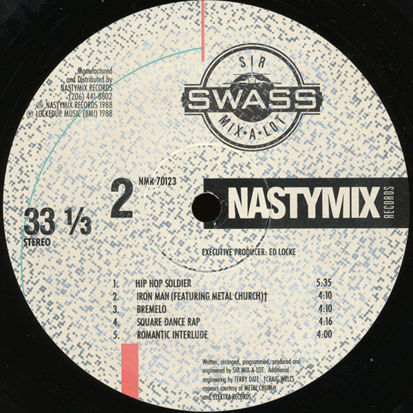 Sir Mix-A-Lot : Swass (LP,Album)