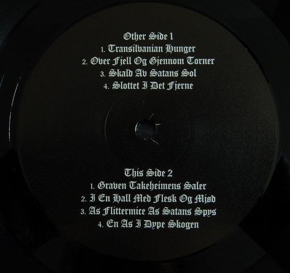 Darkthrone : Transilvanian Hunger (LP,Album,Reissue,Remastered)