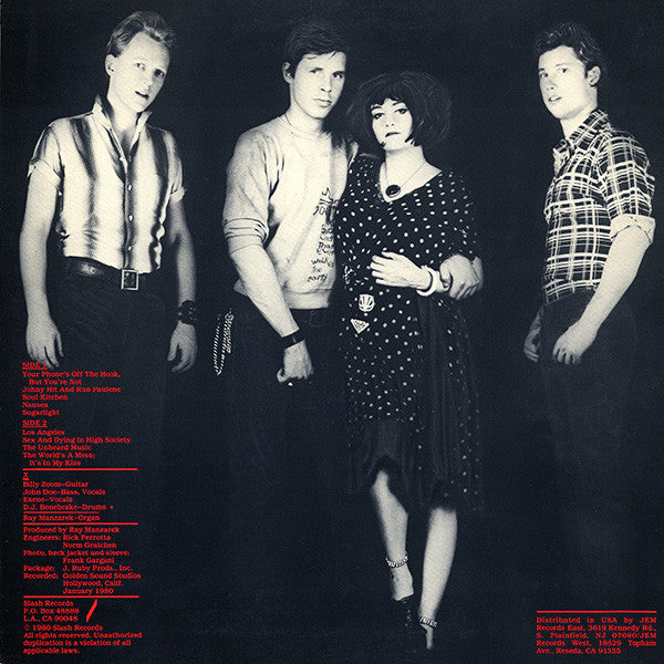 X (5) : Los Angeles (LP,Album)