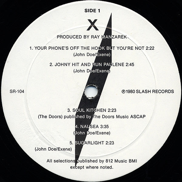 X (5) : Los Angeles (LP,Album)