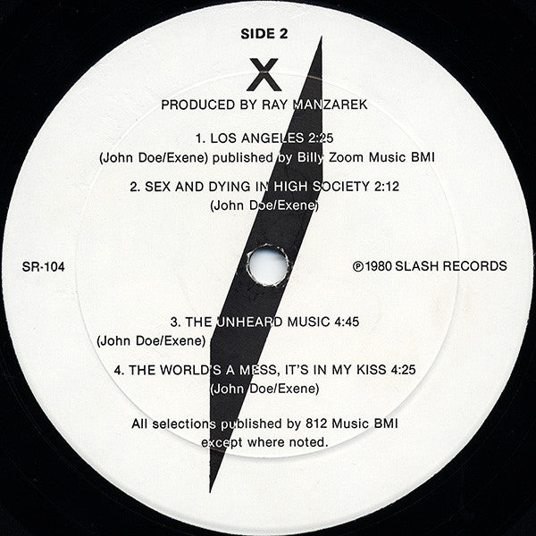 X (5) : Los Angeles (LP,Album)