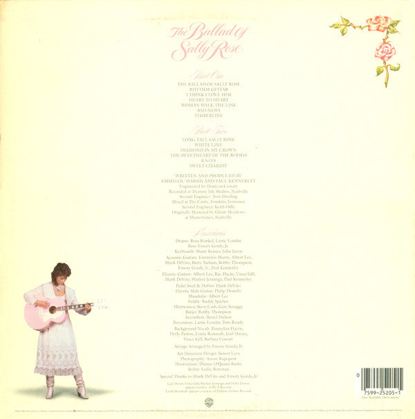 Emmylou Harris : The Ballad Of Sally Rose (LP,Album,Stereo)