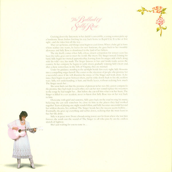 Emmylou Harris : The Ballad Of Sally Rose (LP,Album,Stereo)