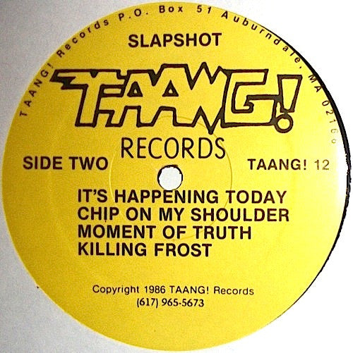 Slapshot : Back On The Map (12",EP,33 ⅓ RPM,Repress)