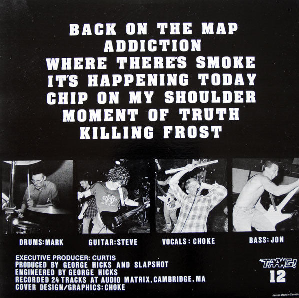 Slapshot : Back On The Map (12",EP,33 ⅓ RPM,Repress)