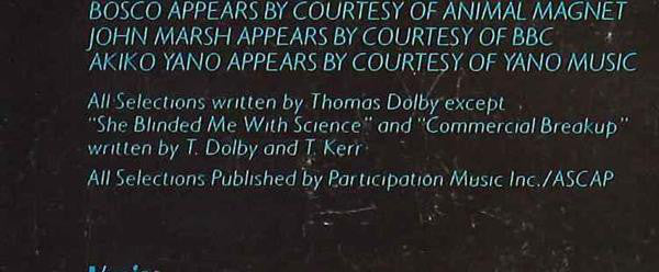 Thomas Dolby : The Golden Age Of Wireless (LP,Album,Reissue)