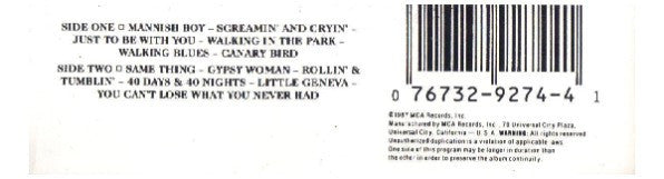 Muddy Waters : The Real Folk Blues (Compilation,Reissue)