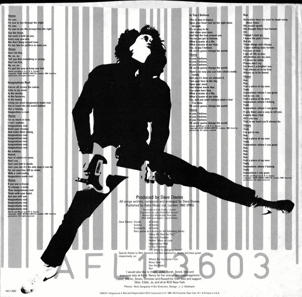 Dave Davies : AFL1-3603 (LP,Album,Stereo)