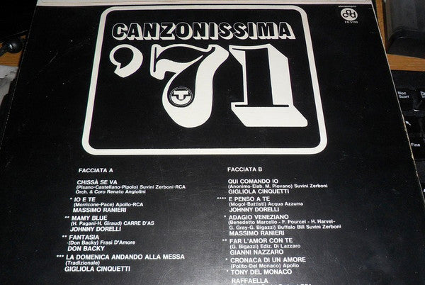 Various : Canzonissima '71 (LP,Compilation)