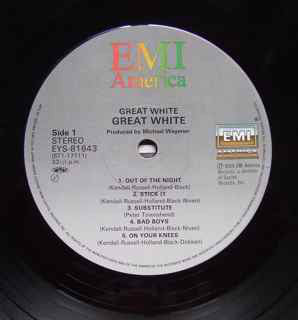 Great White : Great White (LP,Album)