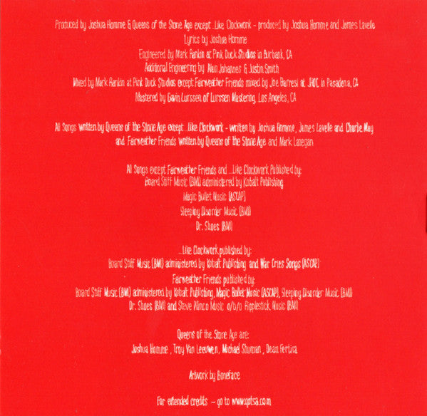 Queens Of The Stone Age : ...Like Clockwork (Album)