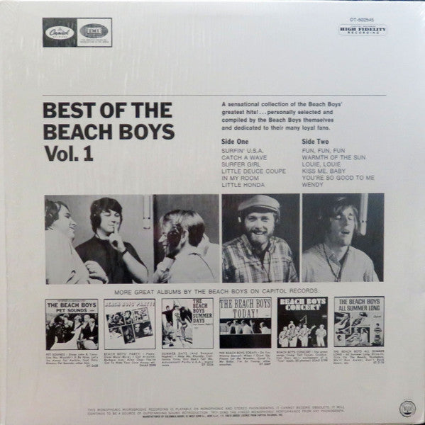 Beach Boys, The : Best Of The Beach Boys - Vol. 1 (LP,Compilation,Club Edition,Reissue)