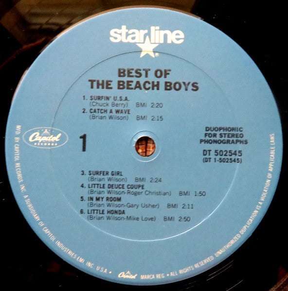 Beach Boys, The : Best Of The Beach Boys - Vol. 1 (LP,Compilation,Club Edition,Reissue)