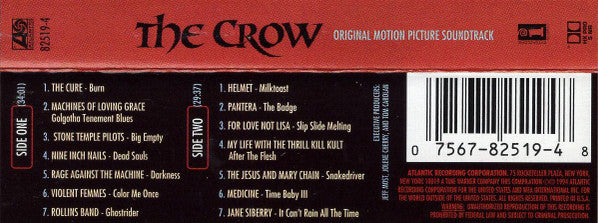 Various : The Crow (Original Motion Picture Soundtrack) (Album)