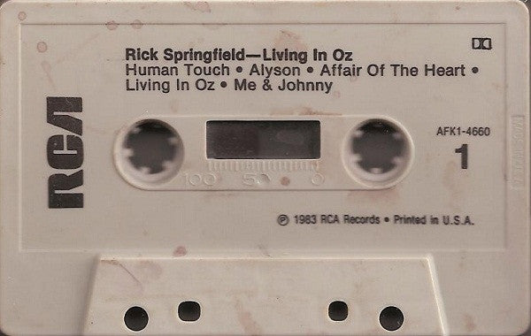 Rick Springfield : Living In Oz (Album)