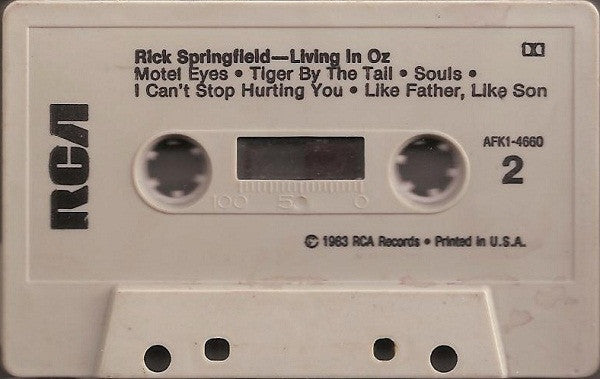 Rick Springfield : Living In Oz (Album)