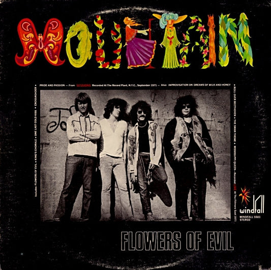 Mountain : Flowers Of Evil (LP,Album,Stereo)