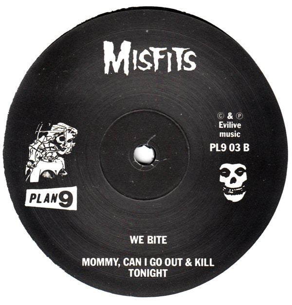 Misfits : Die Die My Darling (12",Repress,45 RPM,33 ⅓ RPM)