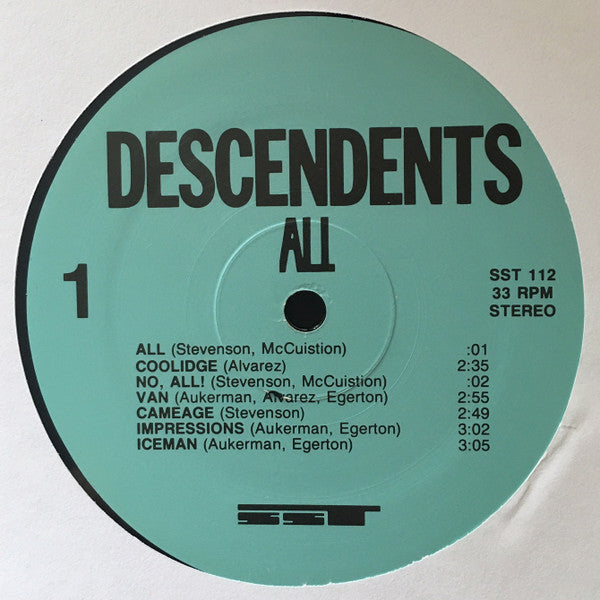 Descendents : All (LP,Album,Repress)