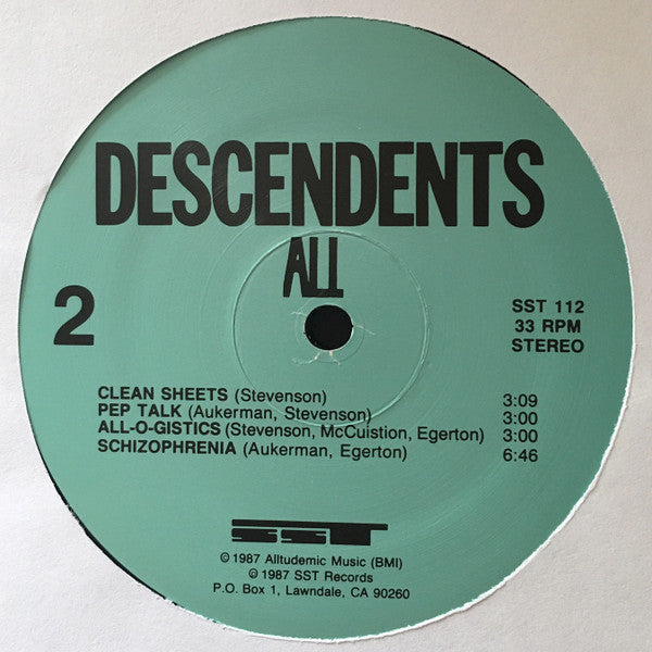 Descendents : All (LP,Album,Repress)