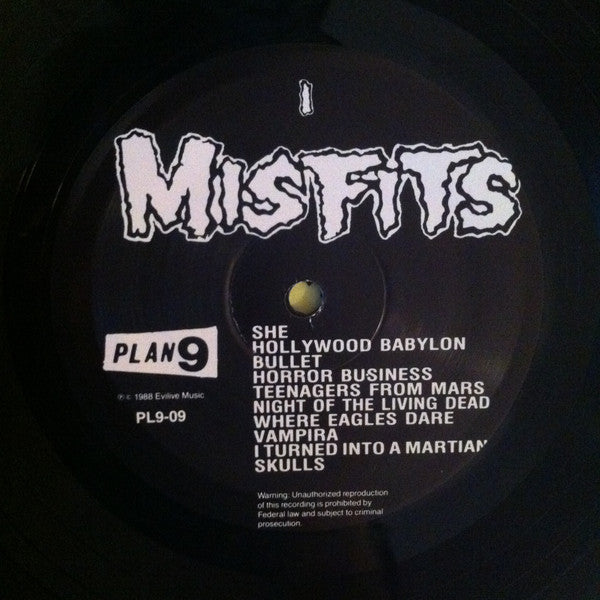 Misfits : Misfits (LP,Compilation,Reissue,Repress)