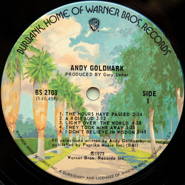 Andy Goldmark : Andy Goldmark (LP,Album,Stereo)