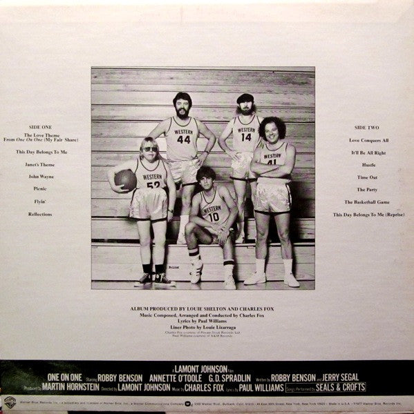 Seals & Crofts : Seals & Crofts Sing The Songs From The Original Motion Picture Sound Track "One On One" (LP,Album)