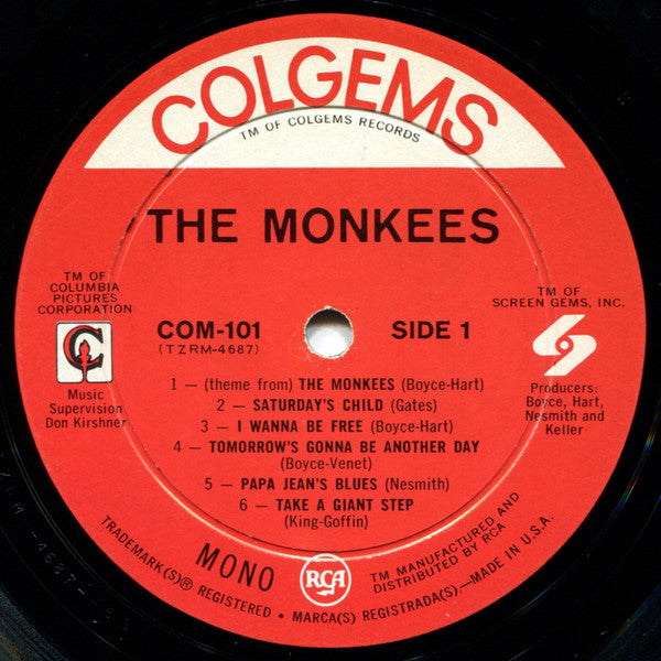 Monkees, The : The Monkees (LP,Album,Misprint,Mono)
