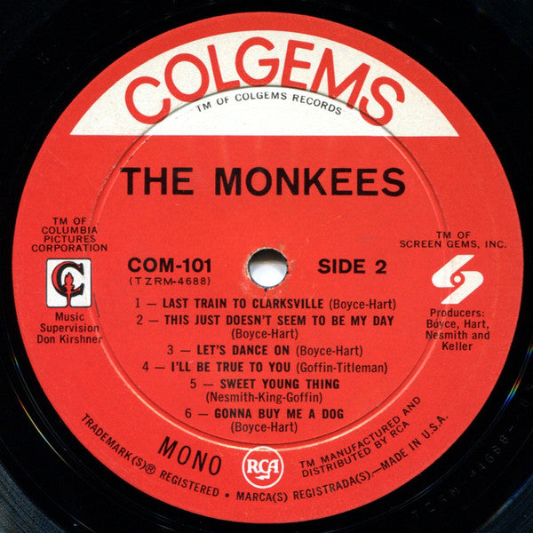 Monkees, The : The Monkees (LP,Album,Misprint,Mono)