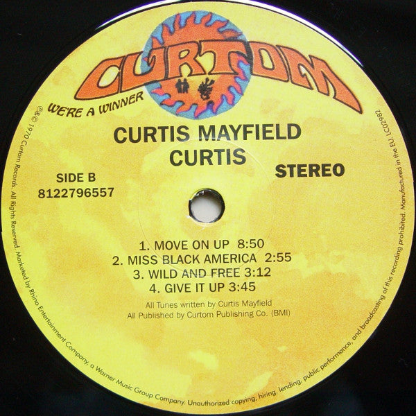 Curtis Mayfield : Curtis (LP,Album,Reissue,Stereo)