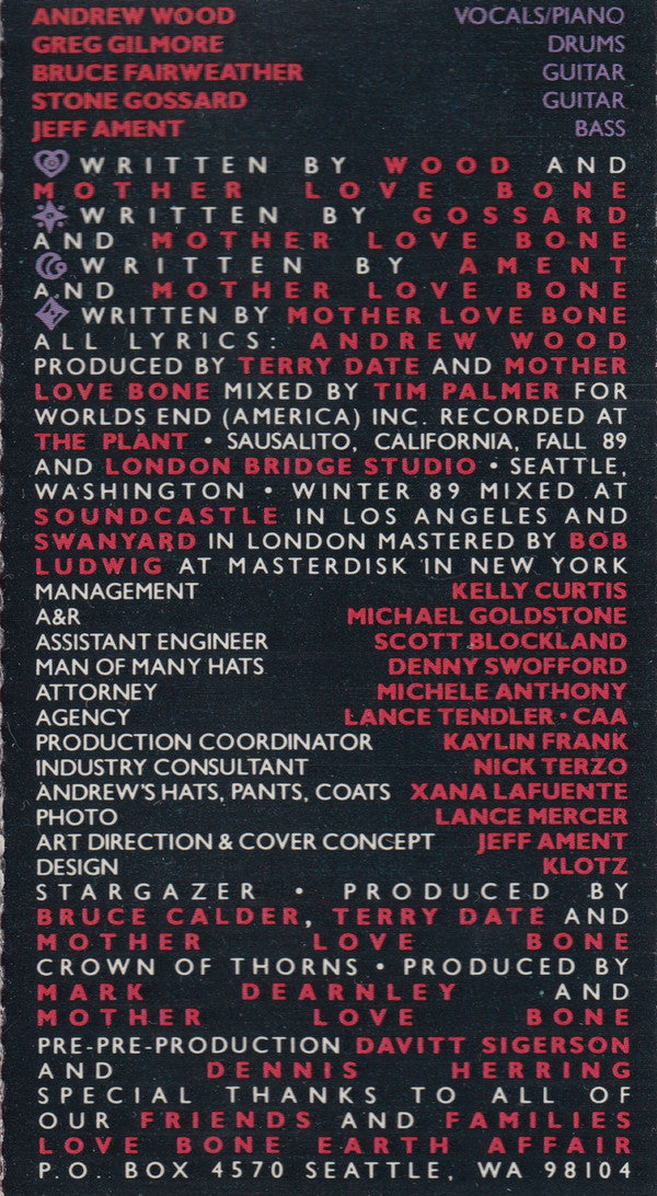 Mother Love Bone : Apple (Album)