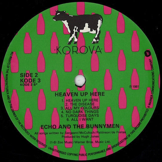 Echo & The Bunnymen : Heaven Up Here (LP,Album)