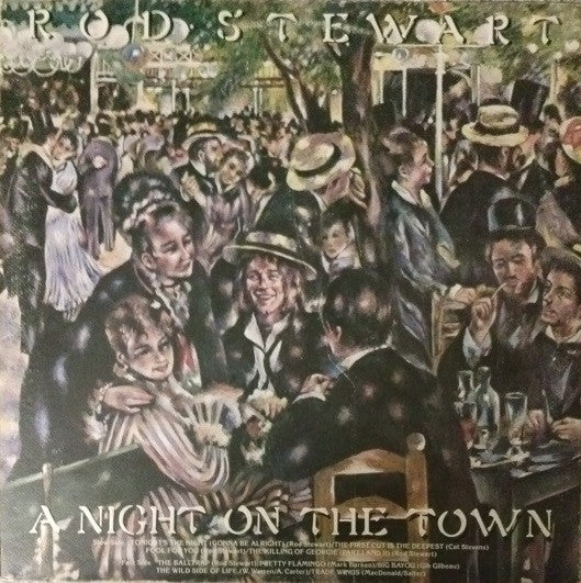 Rod Stewart : A Night On The Town (LP,Album)