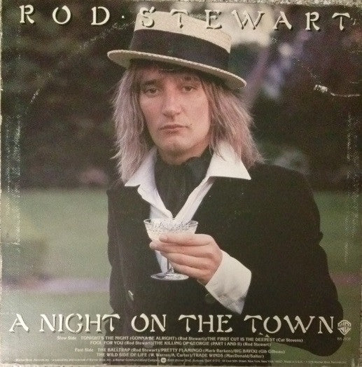 Rod Stewart : A Night On The Town (LP,Album)