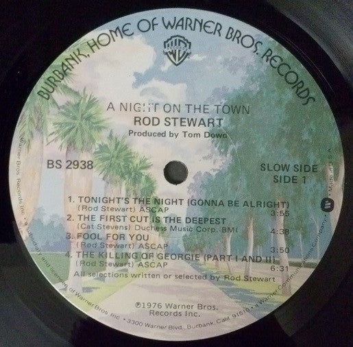 Rod Stewart : A Night On The Town (LP,Album)