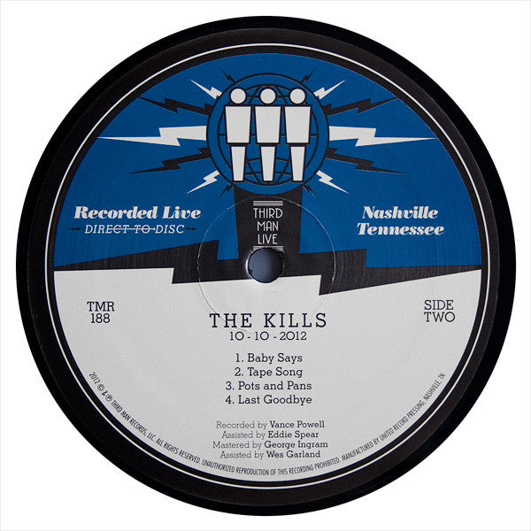 Kills, The : Live At Third Man Records (LP,Album)