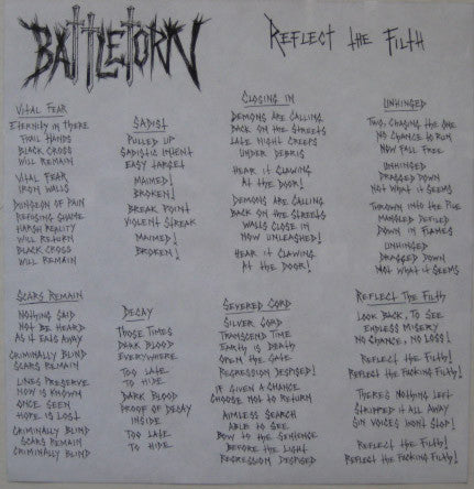 Battletorn : Reflect The Filth (LP,Album,Repress,Limited Edition,Numbered)