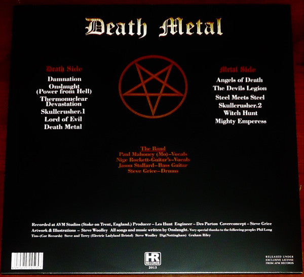 Onslaught (2) : Power From Hell (LP,Album,Limited Edition,Reissue)