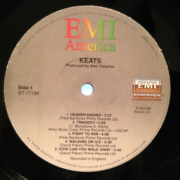 Keats : Keats (LP,Album)