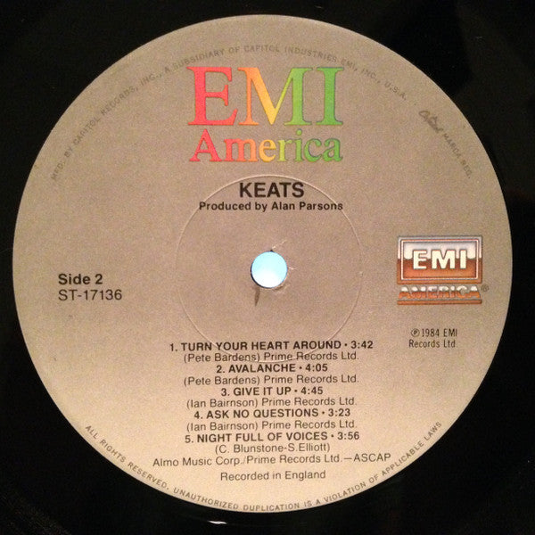 Keats : Keats (LP,Album)