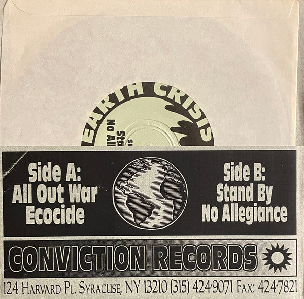 Earth Crisis : All Out War (7",33 ⅓ RPM,Repress)