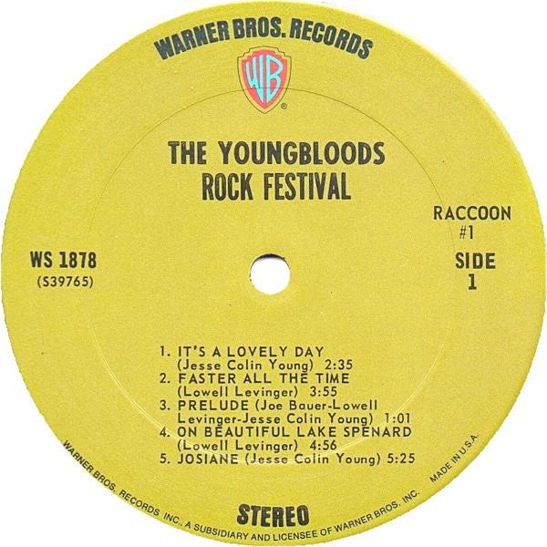 Youngbloods, The : Rock Festival (LP,Album)