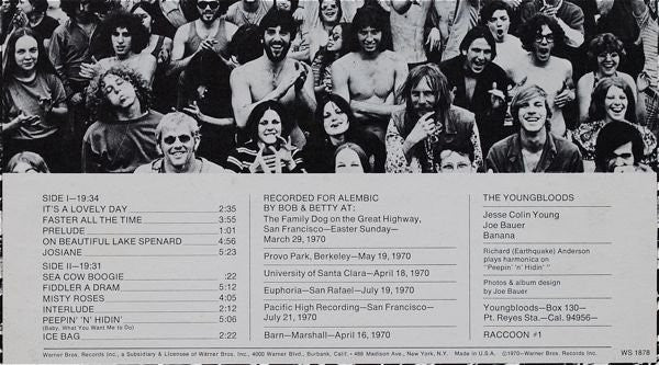 Youngbloods, The : Rock Festival (LP,Album)