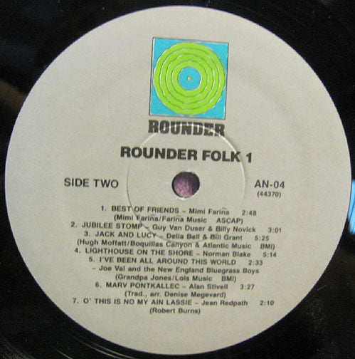 Various : Rounder Folk 1 (LP,Sampler)