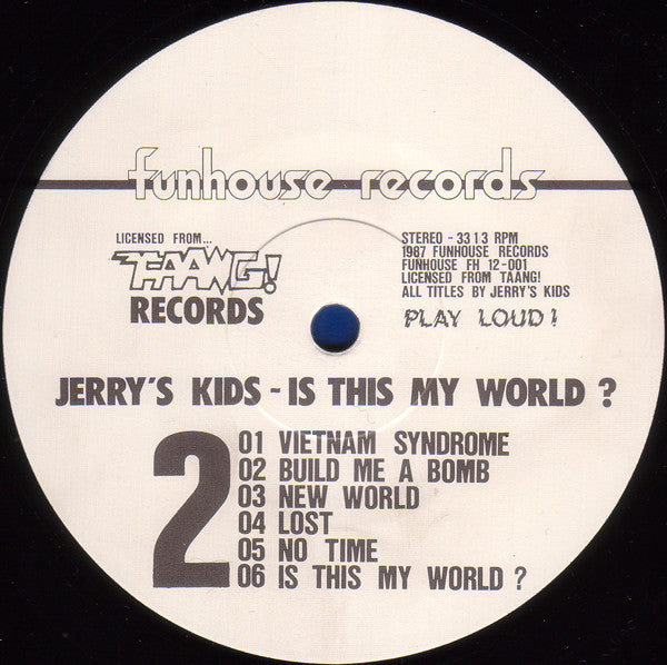 Jerry's Kids : Is This My World? (LP,Album,Reissue,Repress)