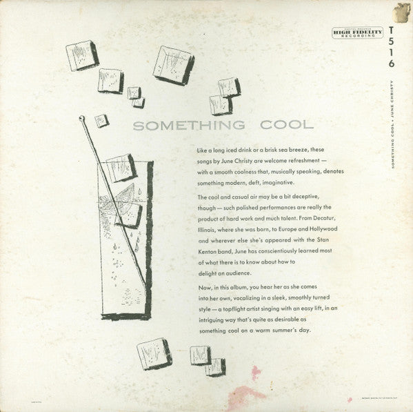 June Christy : Something Cool (LP,Album,Repress,Mono)