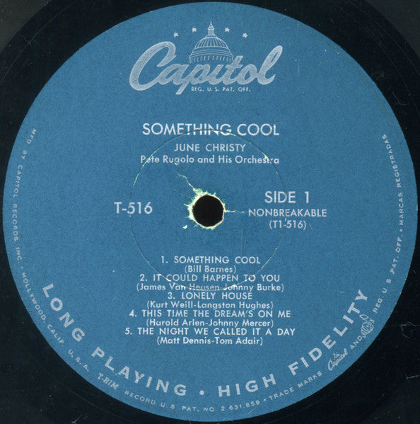 June Christy : Something Cool (LP,Album,Repress,Mono)