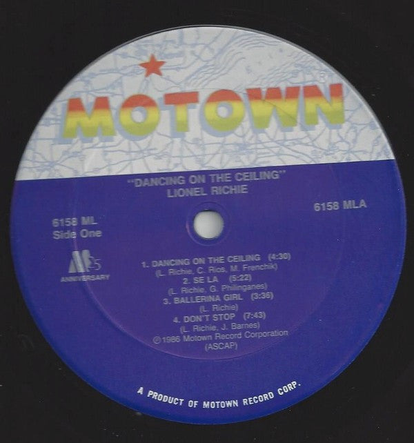 Lionel Richie : Dancing On The Ceiling (LP,Album,Club Edition)